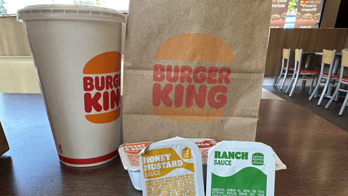 are sauces free at burger king