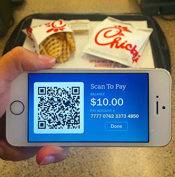 how to use apple pay at chick-fil-a