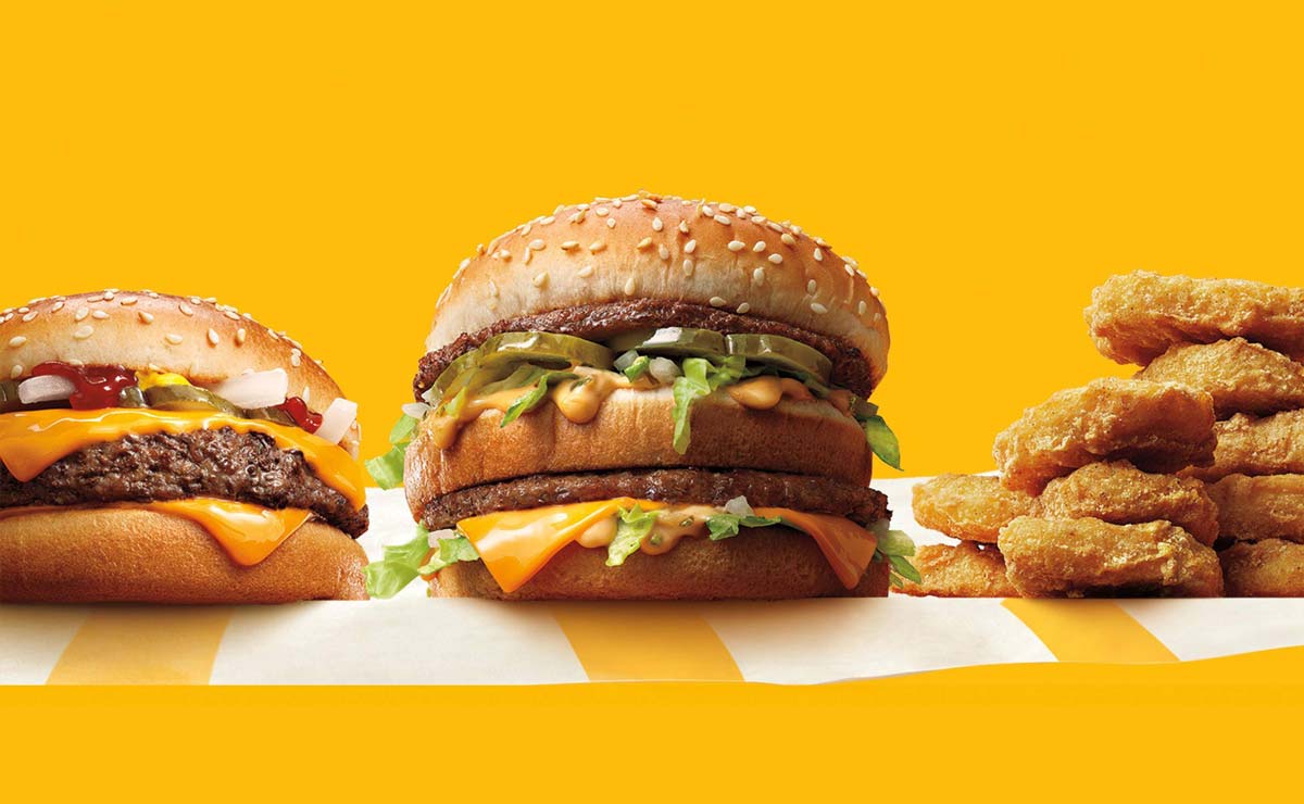 mcdonald’s burger menu