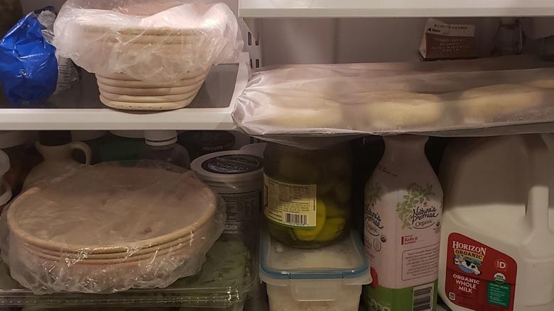 how long to proof sourdough in fridge