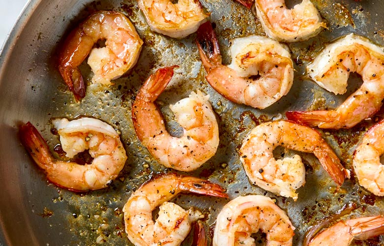 texture of the cooked shrimp
